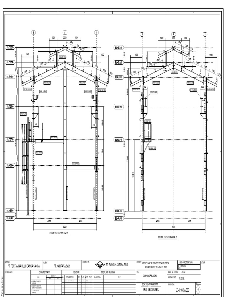 Tekla Structures Fabrication Drawing | PDF