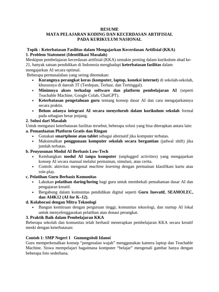 RESUME Modul 1 | PDF