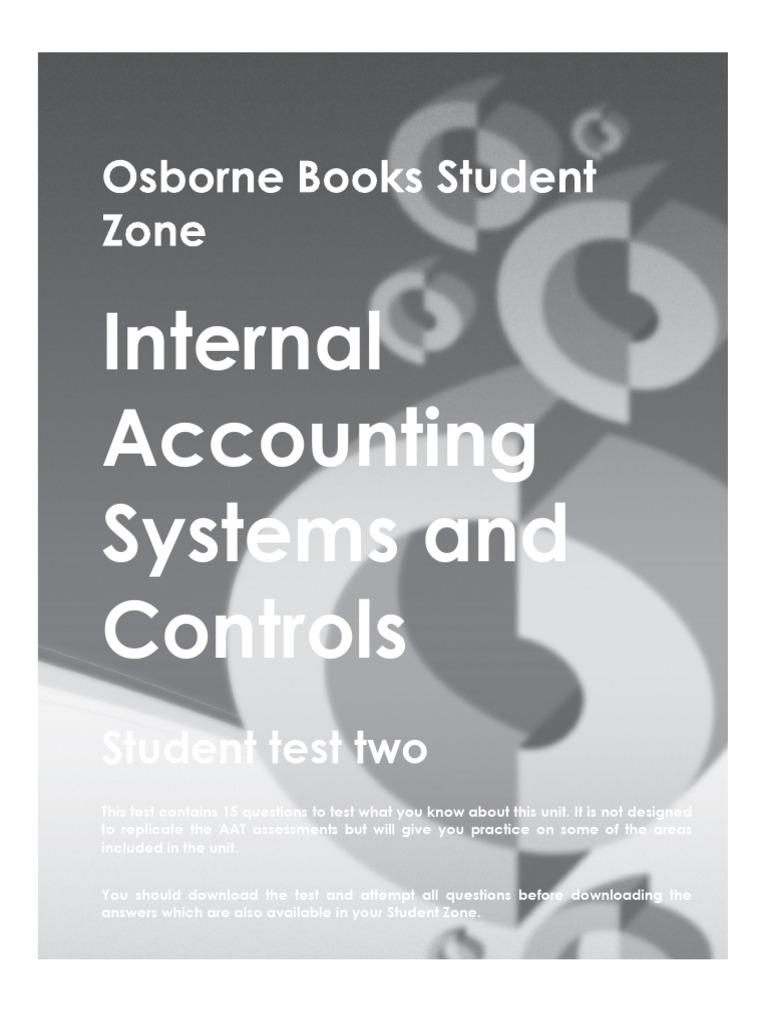 INAC Exam: Internal Accounting Test | PDF | Corporate Social ...