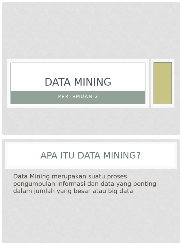 Panduan Lengkap Data Mining dan KDD | PDF
