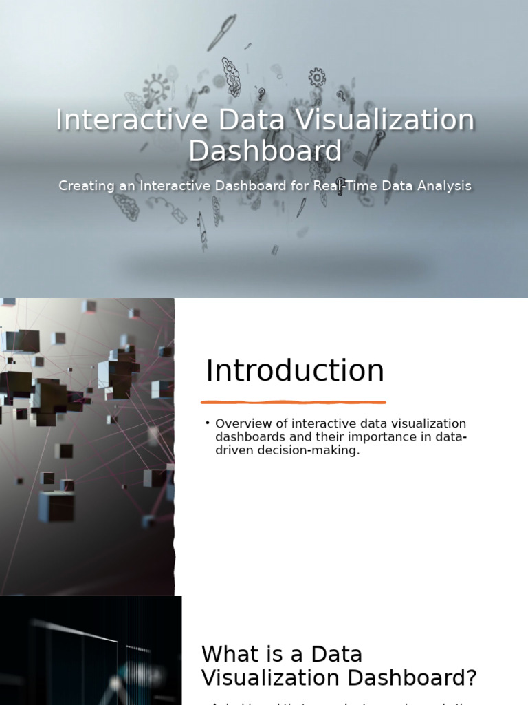 Interactive Data Visualization Dashboard Guide | PDF | Information ...