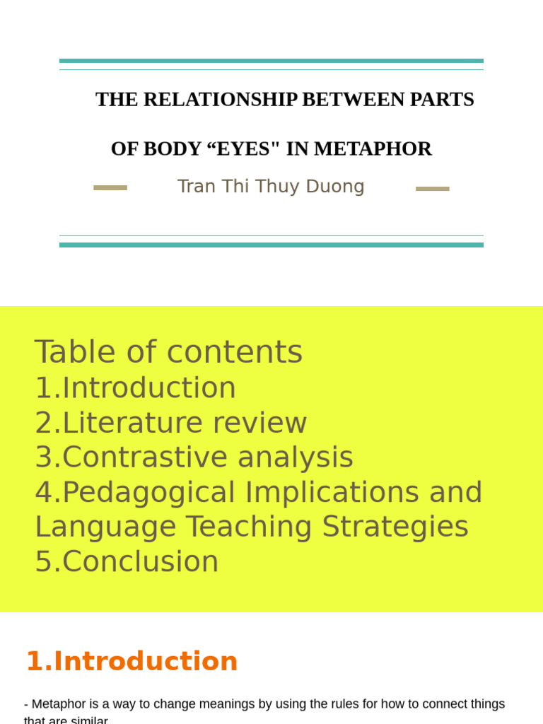 Untitled Presentation | PDF | Metaphor | Cognition