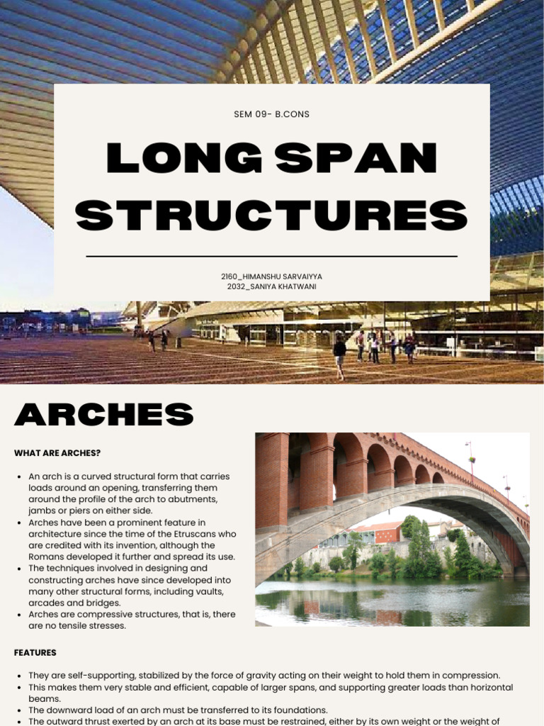 Types and Features of Arch Bridges | PDF | Beam (Structure) | Bridge