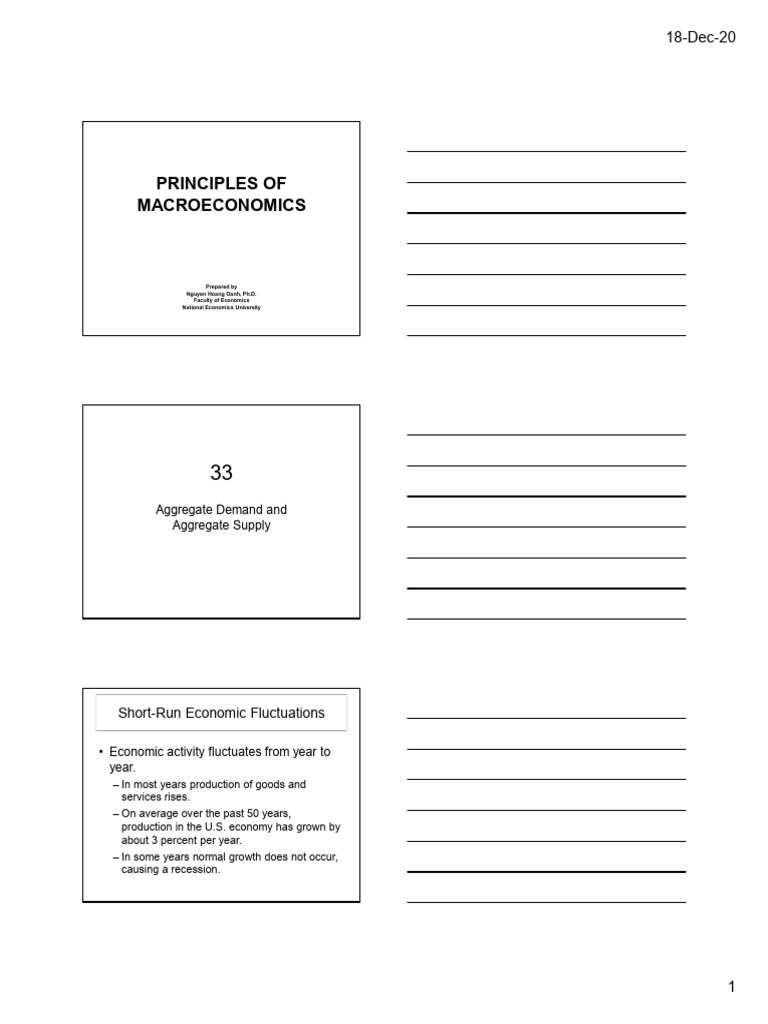 Aggregate Demand and Economic Fluctuations | PDF | Aggregate Demand ...