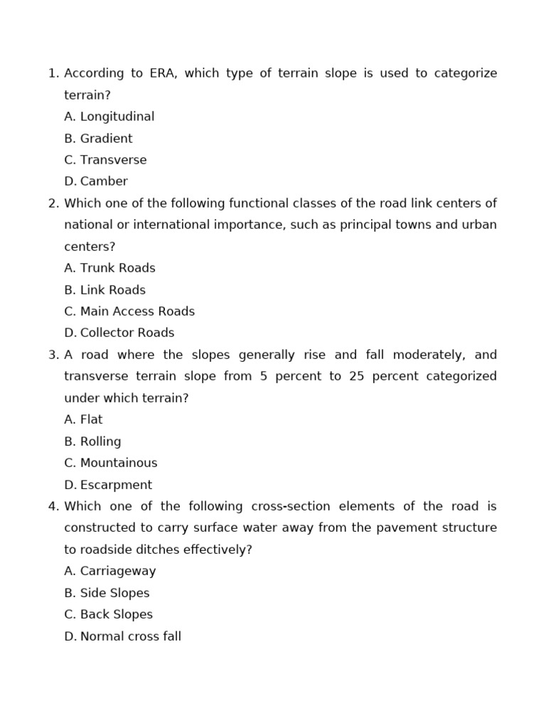 Road Design and Engineering Concepts | PDF | Road Surface | Civil ...