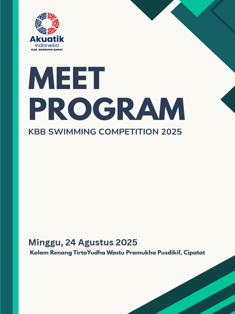 Bandung Barat Swimming Meet 2025 | PDF | Outdoor Recreation Techniques ...