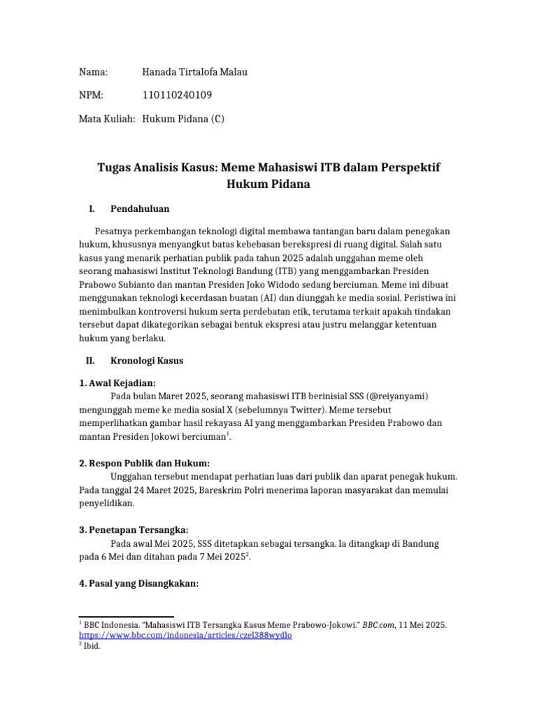 GPII Apresiasi Penangguhan Penahanan Mahasiswi ITB dalam Kasus Meme, image size:768x1024