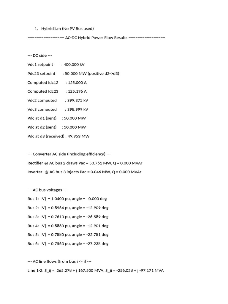 Results For Ac DC Hybrid | PDF | Power Inverter | Alternating Current