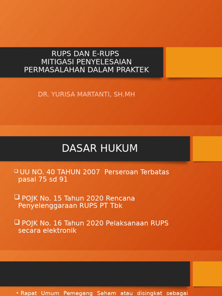 E-RUPS: Panduan dan Mitigasi Masalah | PDF