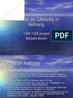 Zeolites As Catalysts in Refining