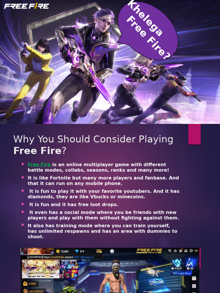 Why Play Free Fire? Key Features Explained | PDF