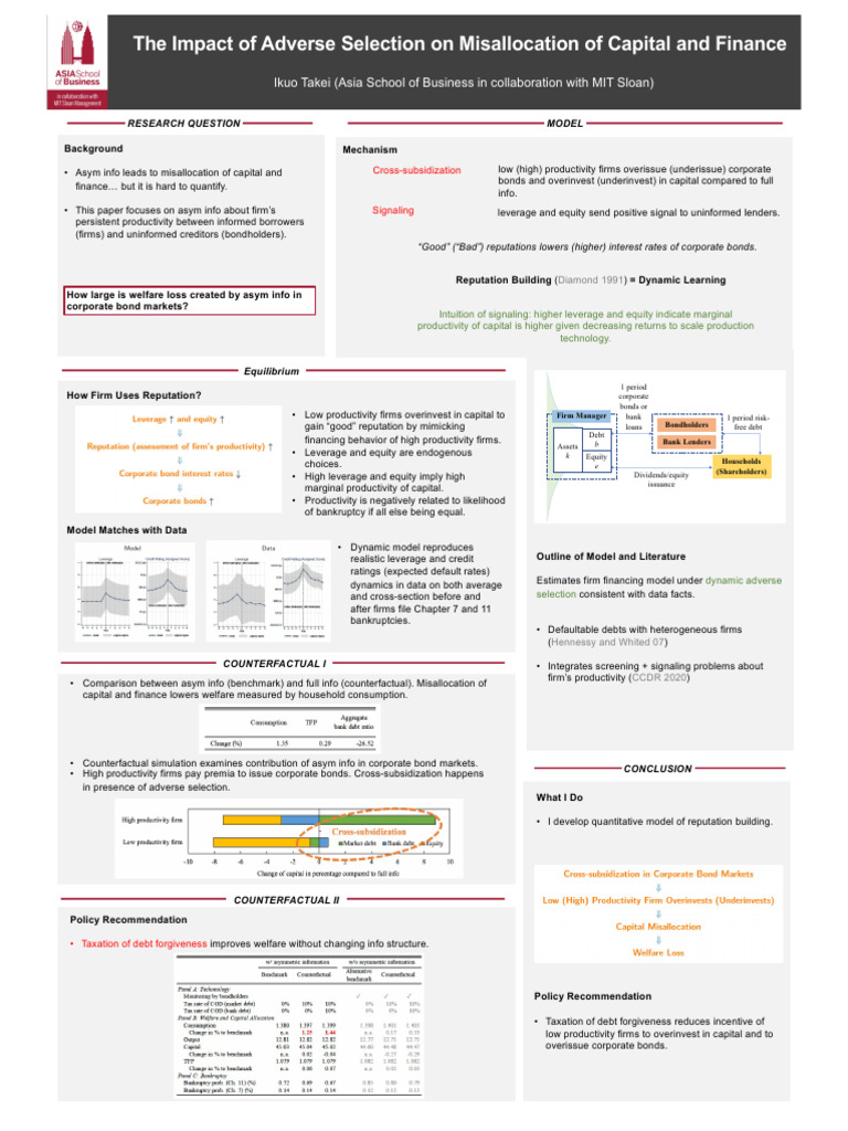 Adverse Selection's Impact on Capital Misallocation | PDF | Bonds ...