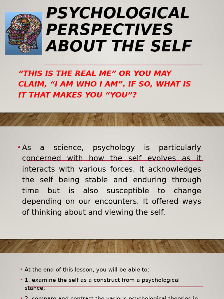 Psychological Perspectives on Self | PDF | Self Concept | Psychology