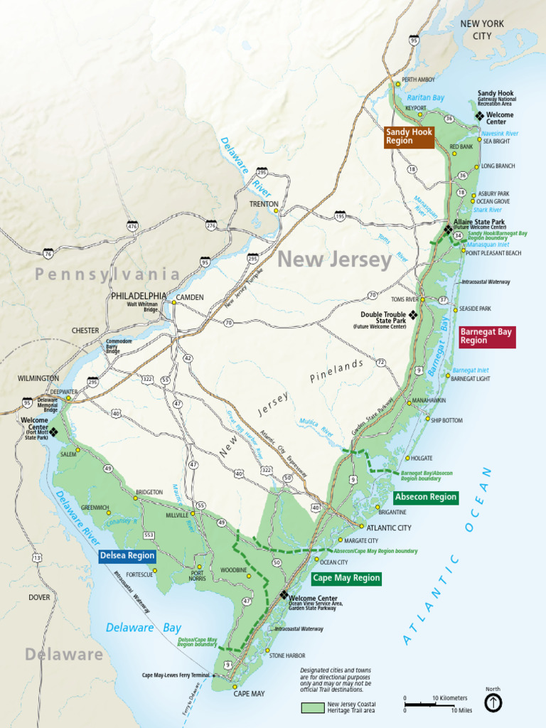 NJ Intracoastal Waterway Map Overview | PDF