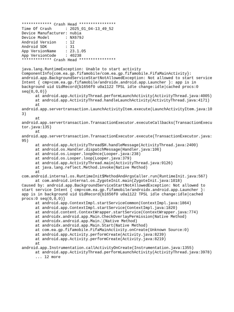 Mod Menu Crash 2025 01 04-13 49 52 | PDF | Java (Programming Language ...