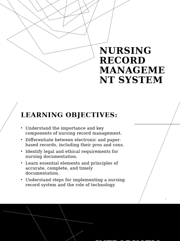 Nursing Record Management System Guide | PDF | Electronic Health Record ...