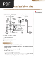 Anesthesia Machine Components Diagram | PDF