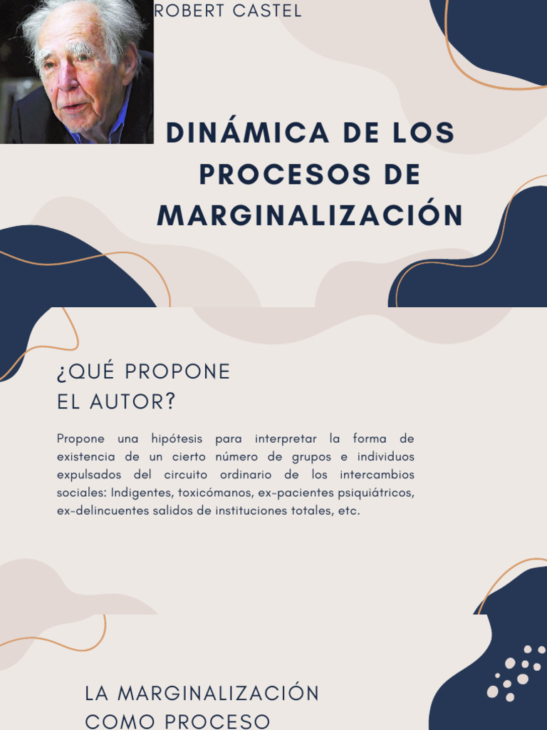 CASTEL Dinámica Del Proceso de Marginalización | PDF | Exclusión social ...