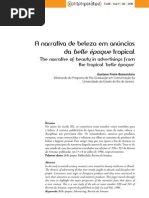 A narrativa de beleza em anúncios da Belle Époque tropical