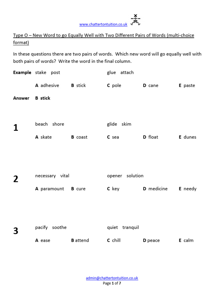 Word Pair Matching Quiz Answers | PDF | Physical Geography | Earth Sciences