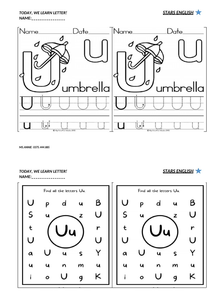 LETTER U | PDF