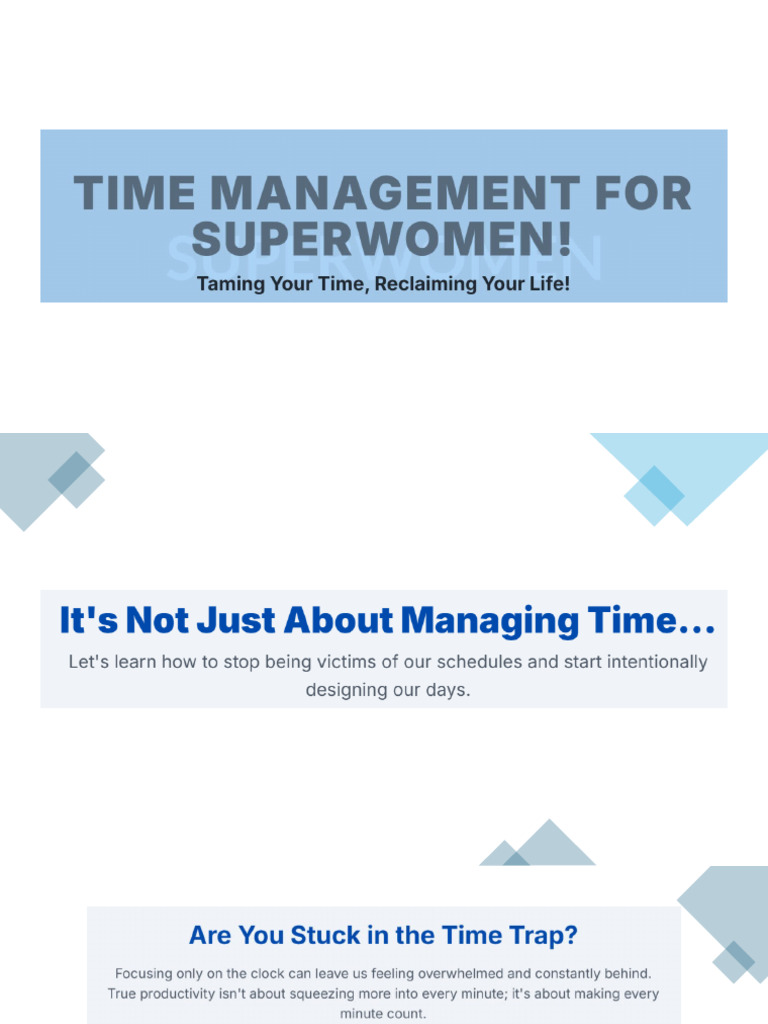 Time Management | PDF