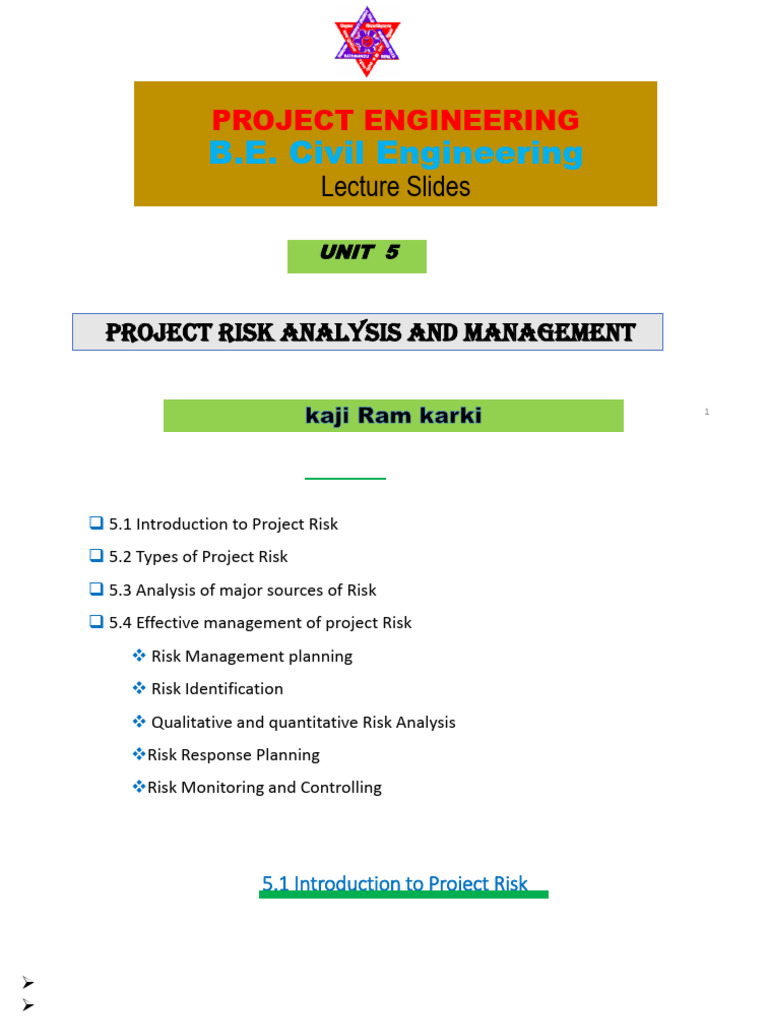 Project Risk Analysis and Management Guide | PDF | Risk | Risk Management