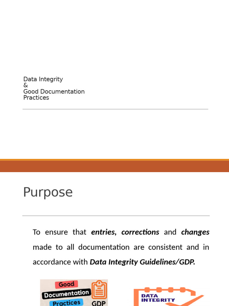 Data Integrity and GDP Guidelines | PDF | Decimal | Accuracy And Precision