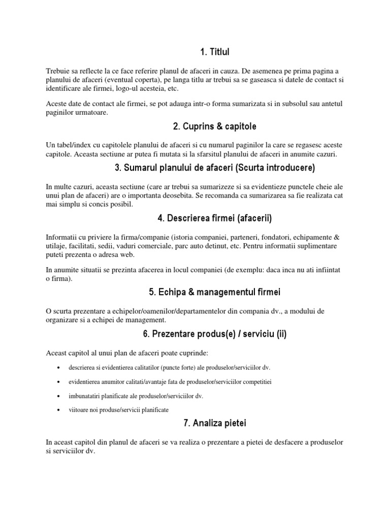 Plan De Afaceri Agentie De Turism Pdf