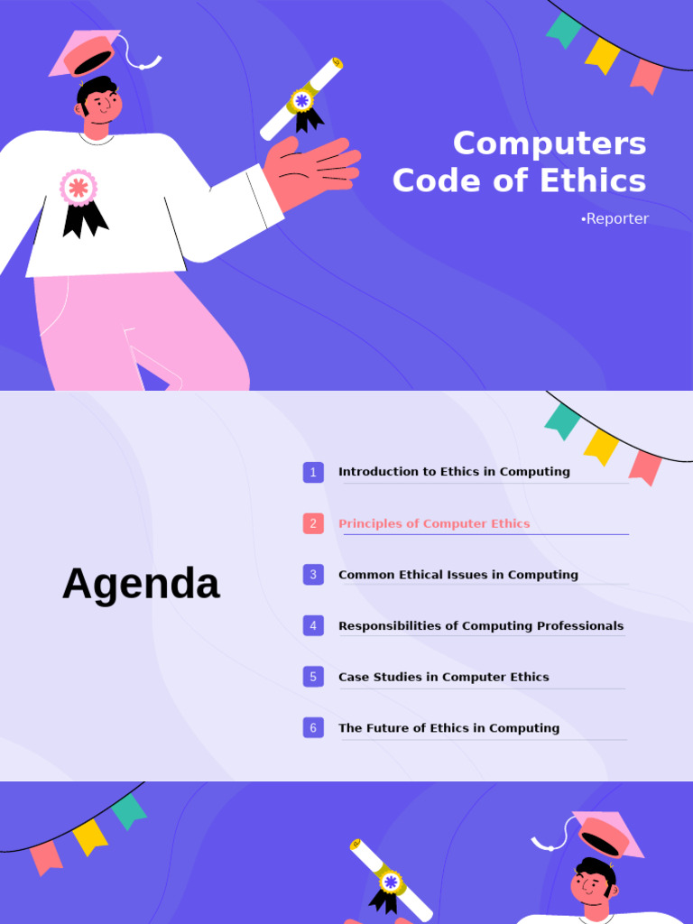 Ethics in Computing: Principles & Issues | PDF | Computer Security ...