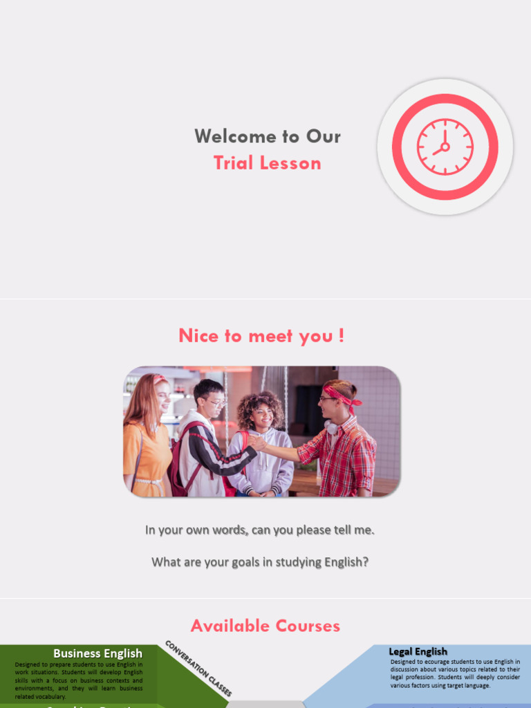 Preply - Trial Lesson | PDF | Vocabulary | Communication