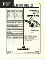 NEW McCULLOCH PM610 605 650 TIMBERBEAR OIL PUMP