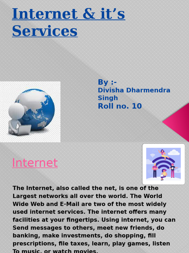 Overview of Internet Services and Uses | PDF | World Wide Web ...