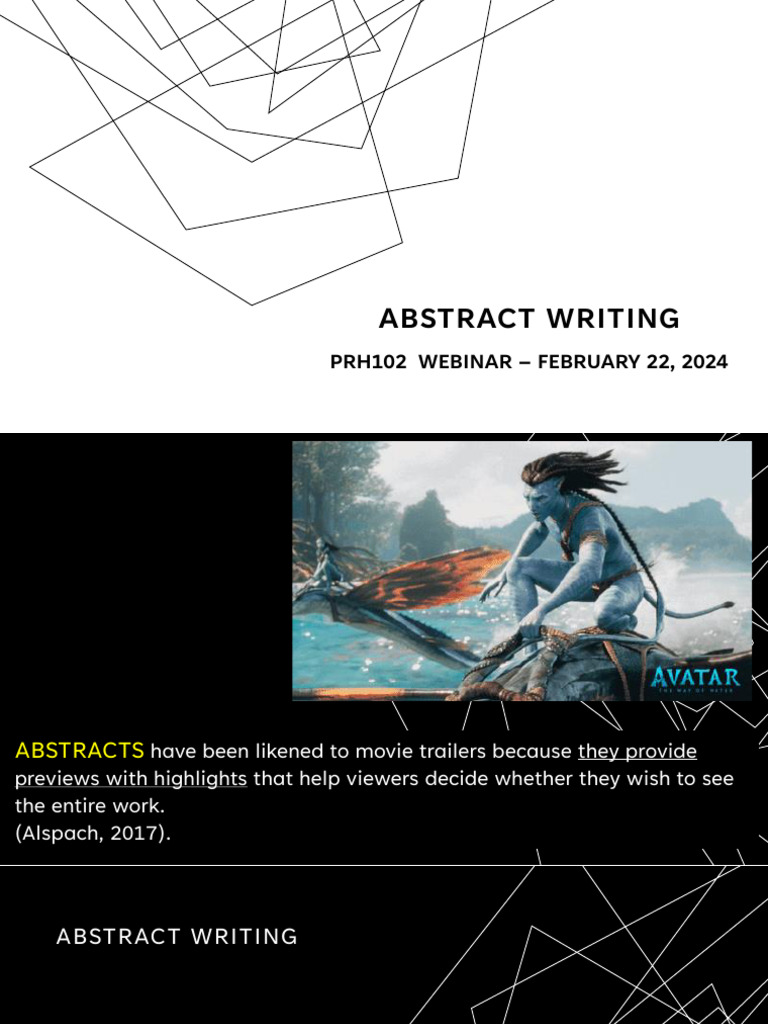 Lesson+6A +Writing+Abstract | PDF | Abstract (Summary) | Cognition