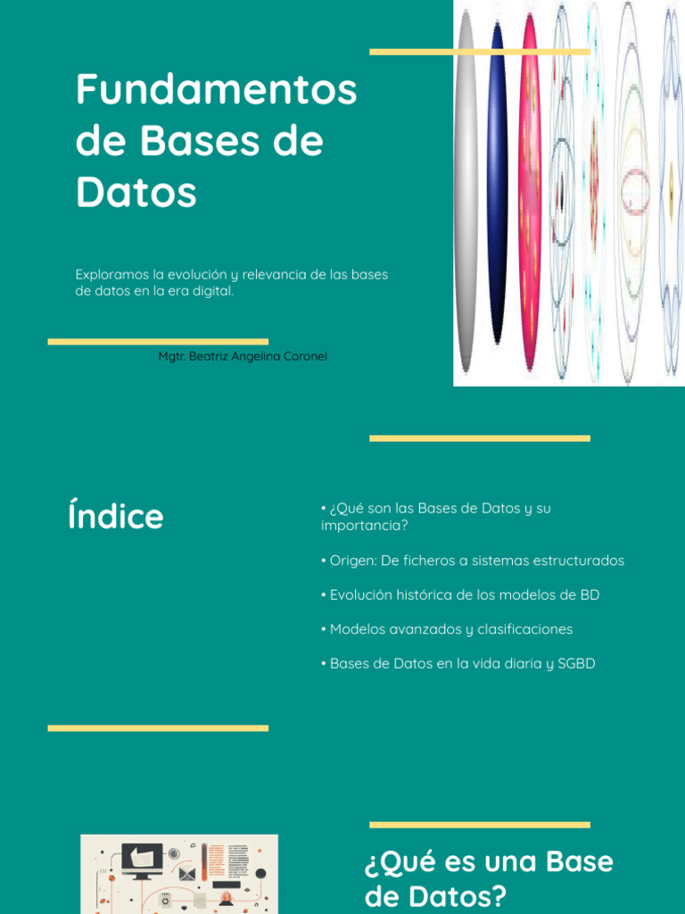 Fundamentos de Bases de Datos | PDF | Bases de datos | Archivo de ...