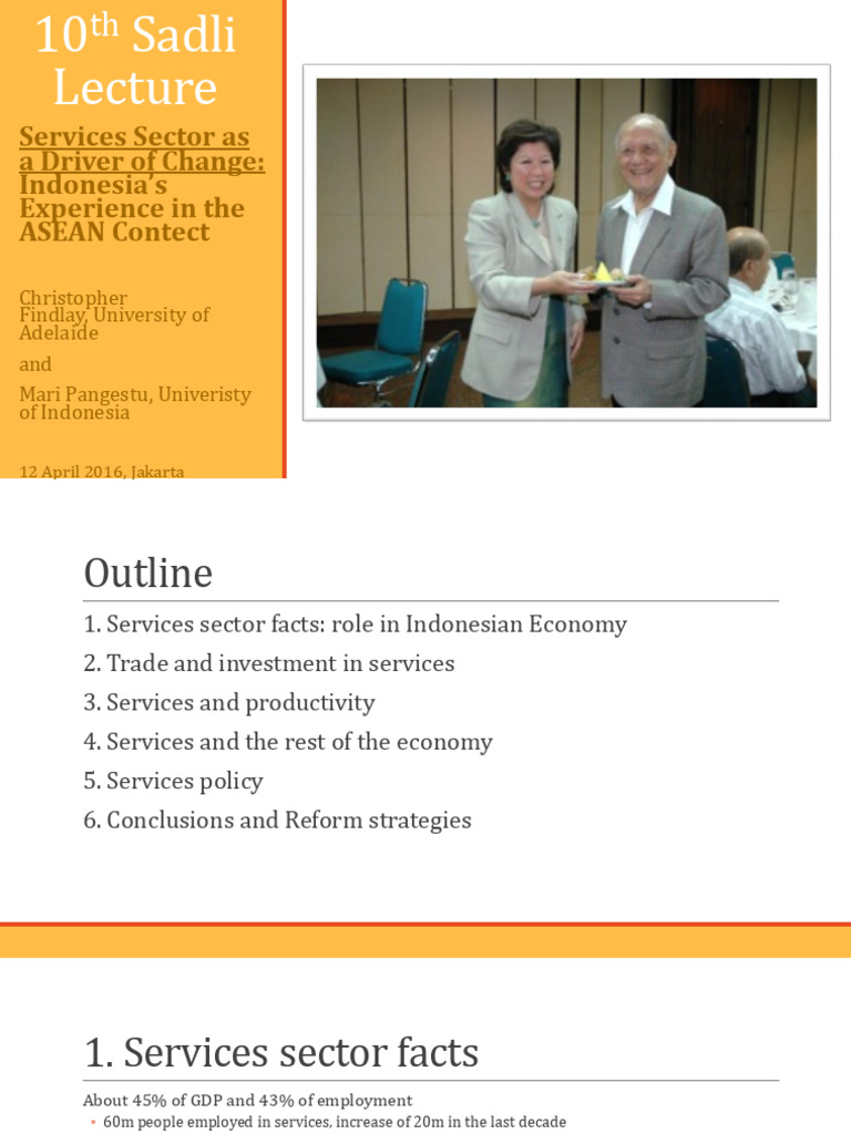 Sadli Lecture - Christopher Findlay | PDF | Indonesia | Exports