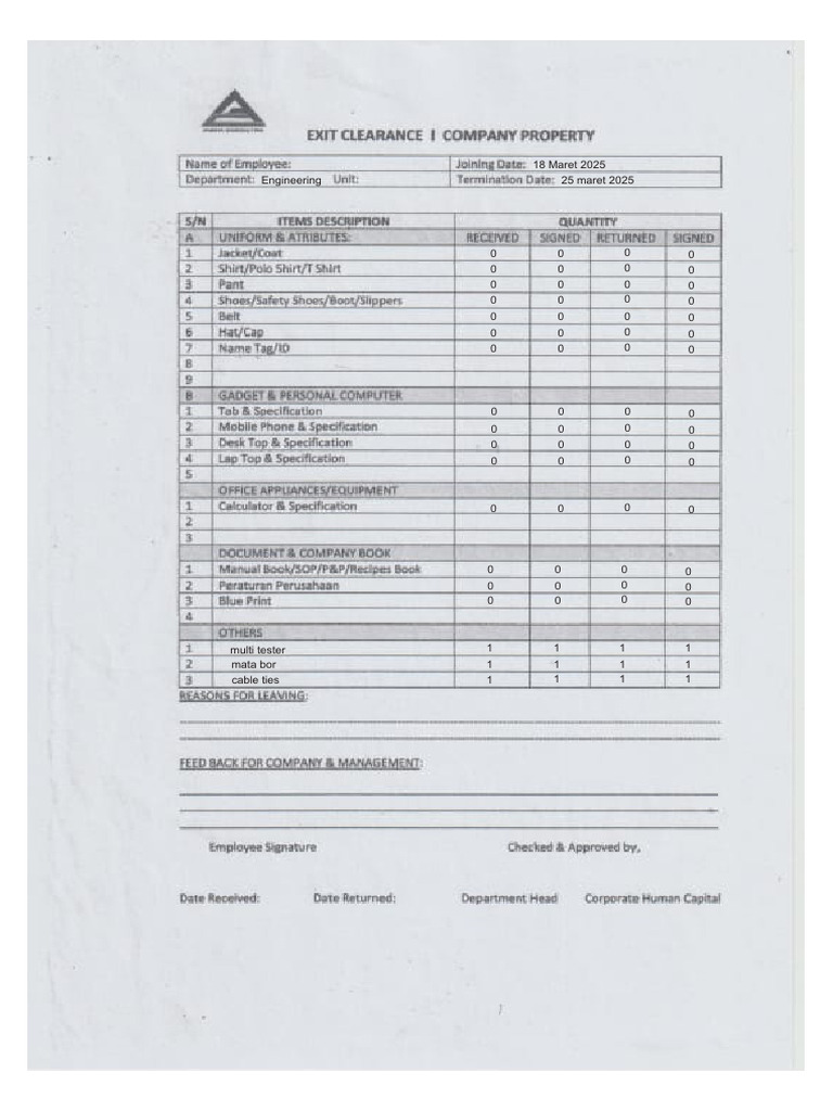 Engineering Tools and Equipment List | PDF