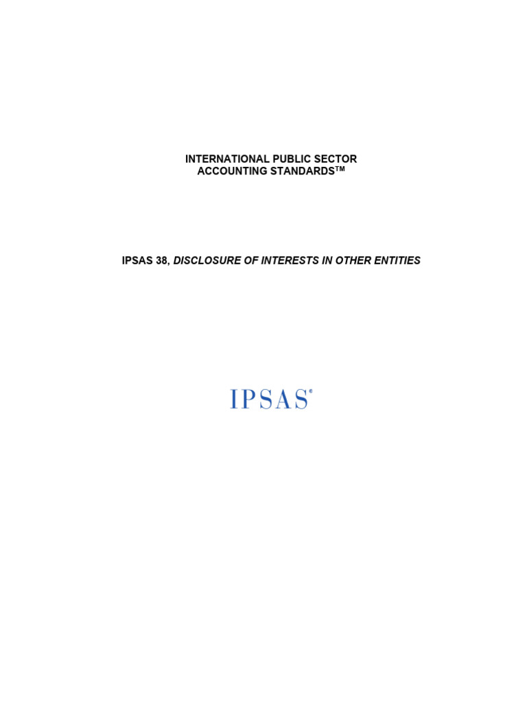 IPSAS 38: 2018 Annual Report Summary | PDF | Joint Venture | Equity ...