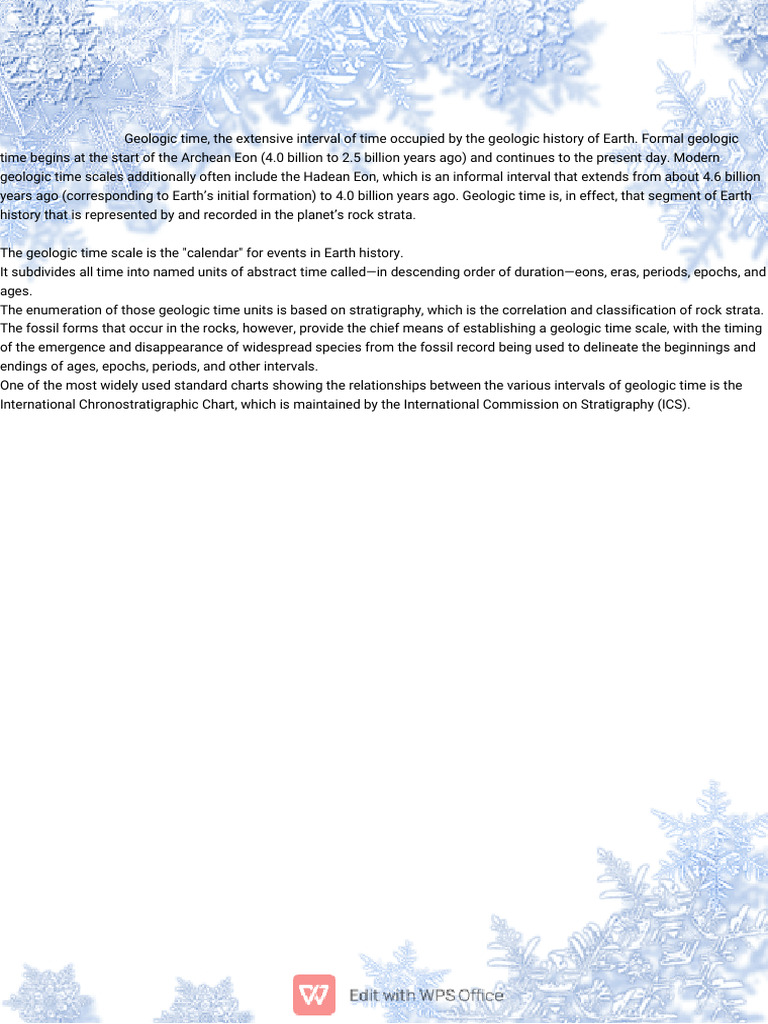 Geologic Time | PDF