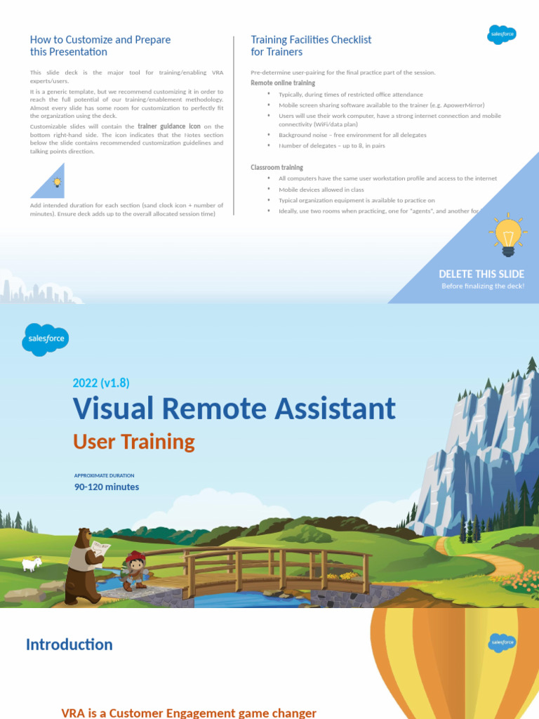 VRA Training Deck Customization Guide | PDF | Icon (Computing) | Video