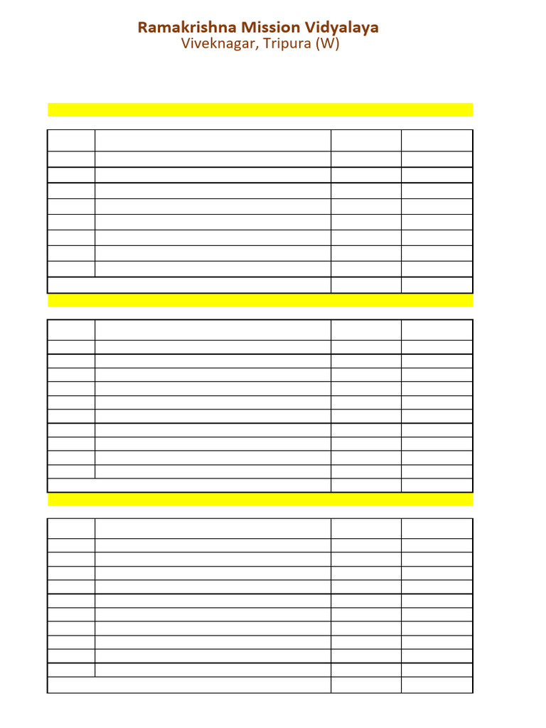 Tripura School Bus Stoppage Schedule | PDF