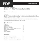 Section 104 Agreements in Drainage Design | PDF | Sanitary Sewer | Sewage