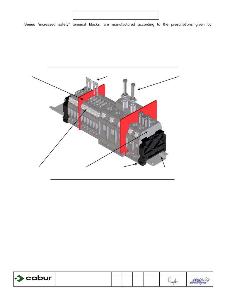 CBC Series Ex e Terminal Blocks Guide | PDF | Electrical Components ...