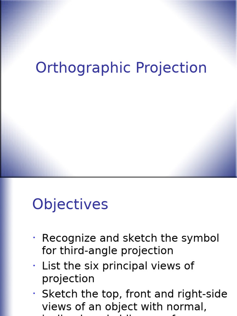 Understanding Orthographic Projection | PDF | Technical Drawing | Geometry