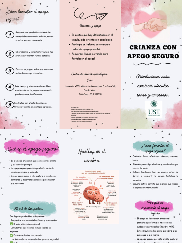 Folleto Tríptico SM | PDF | Teoría de apego | Las emociones