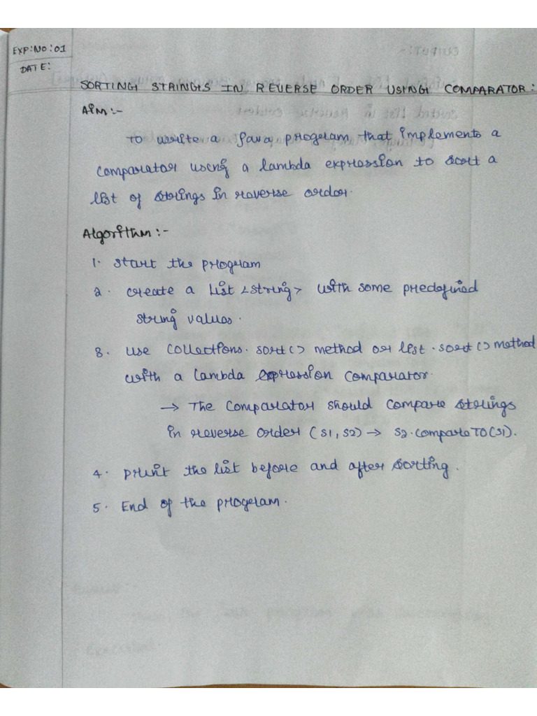 Java8 - Experiment 1 | PDF