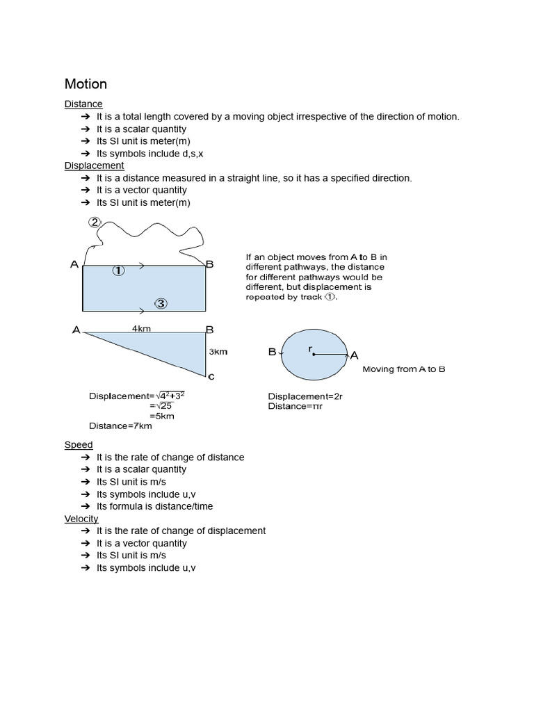 Motion | PDF