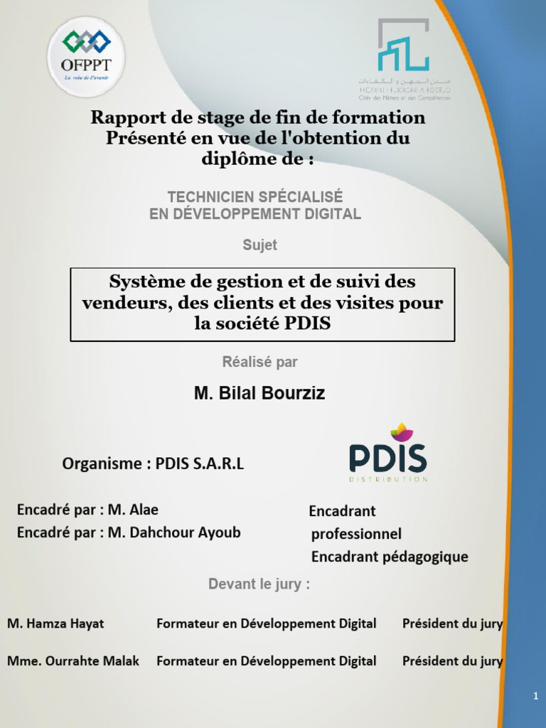 Gestion des Vendeurs et Clients PDIS | PDF | Développement de logiciel ...