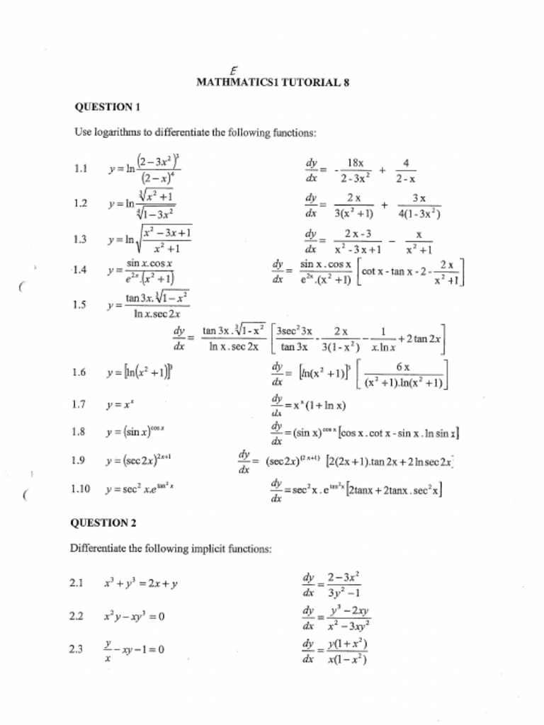 TUT 8 | PDF