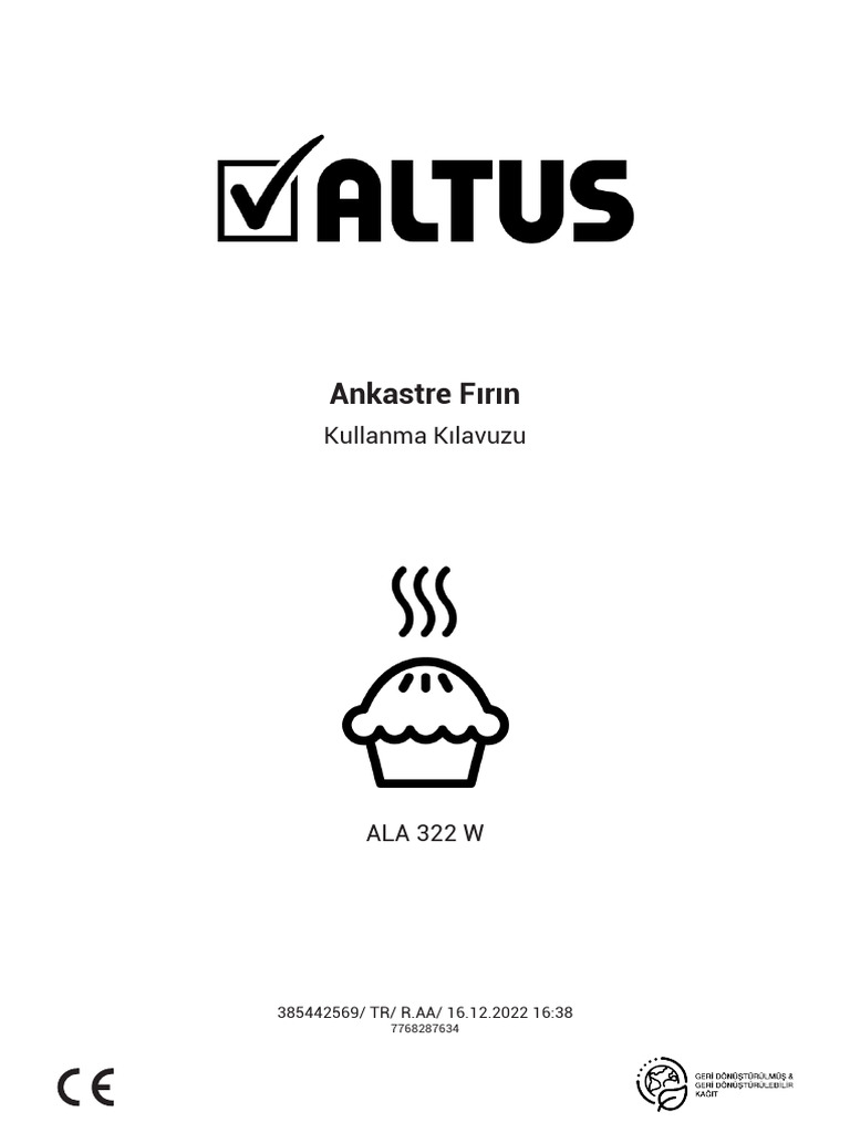 Altus Ala 322 Kullanım Kılavuzu | PDF